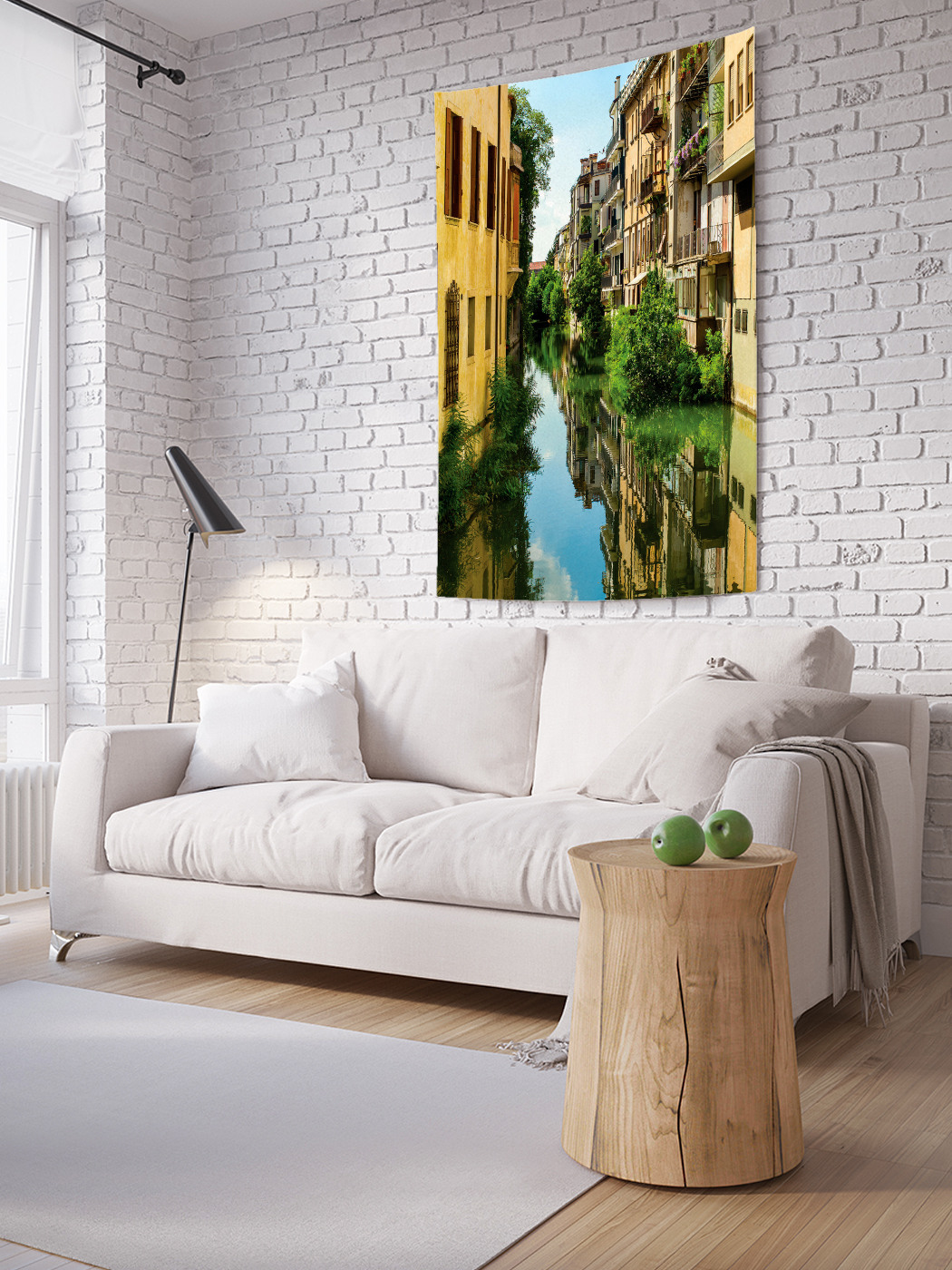 

Вертикальное фотопанно на стену JoyArty Зеркальная улица 100x150 см, Зеркальная улица