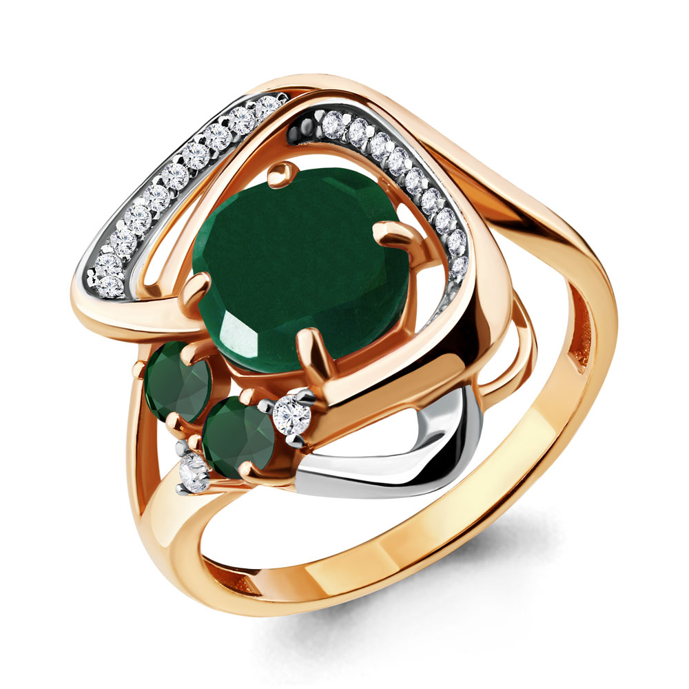 

Кольцо из серебра р. 17,5 AQUAMARINE 6907909А_925_з, 6907909А_925_з