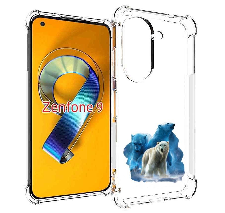 

Чехол MyPads полярный медведь для Asus Zenfone 9 (AI2202), Прозрачный, Tocco