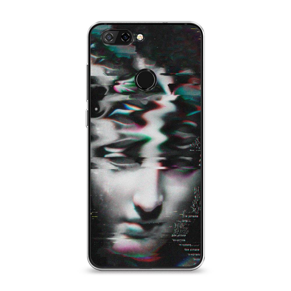 

Чехол Awog на ZTE Blade V9 / ЗТЕ Блэйд V9 "Glitch Art", Разноцветный, 132450-9