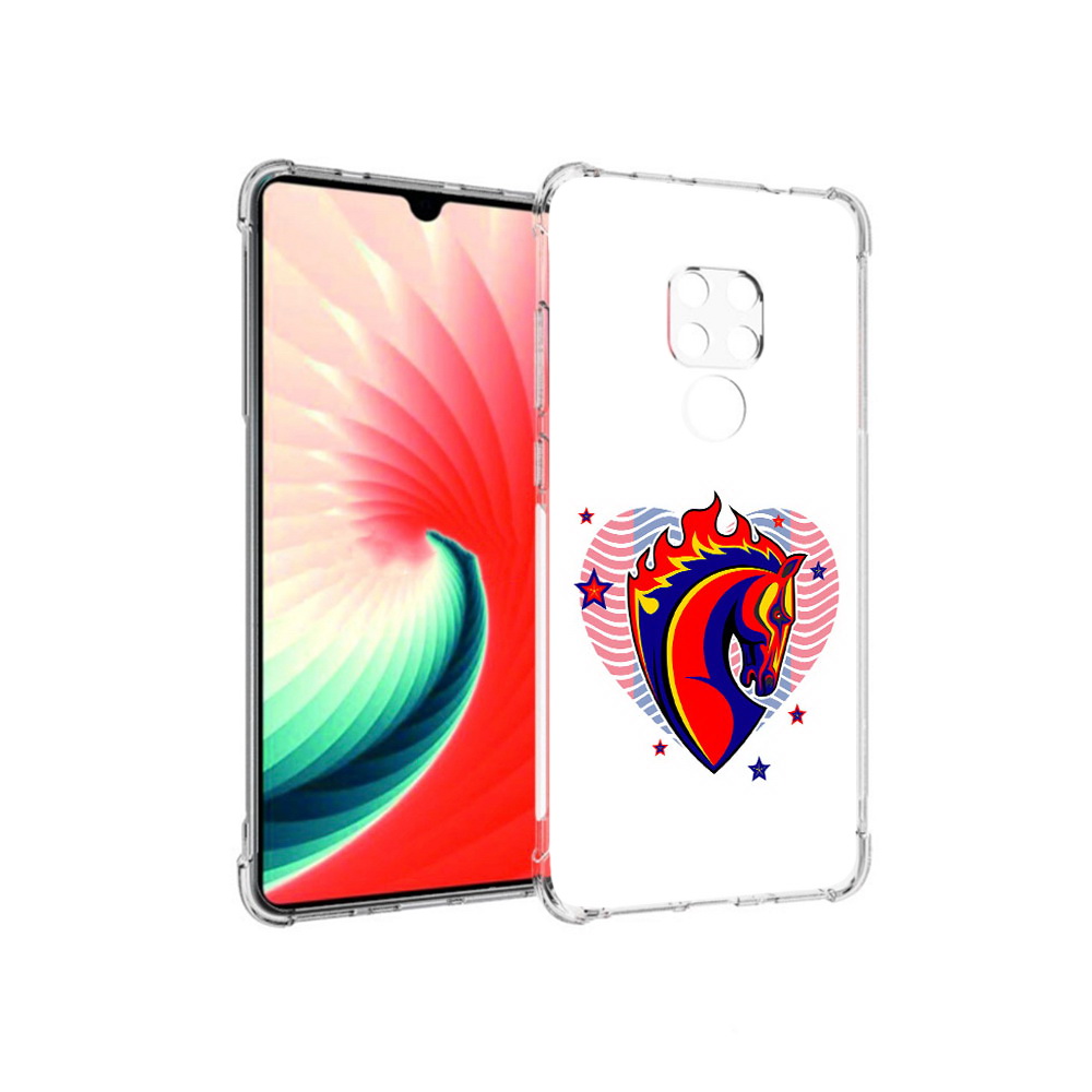 Чехол MyPads Tocco для Huawei Mate 20 ФК ЦСЛ Лошадь
