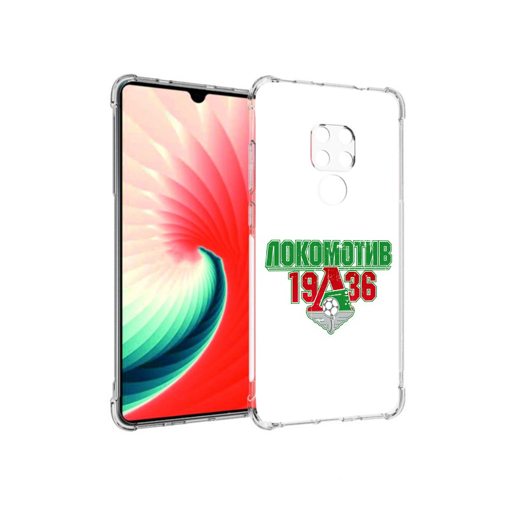 

Чехол MyPads Tocco для Huawei Mate 20 ФК локомотив 1936, Прозрачный, Tocco