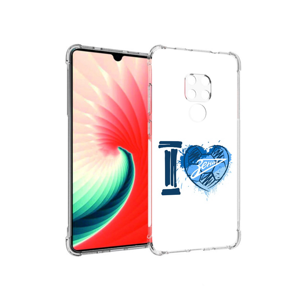 

Чехол MyPads Tocco для Huawei Mate 20 ФК я люблю зенит, Прозрачный, Tocco