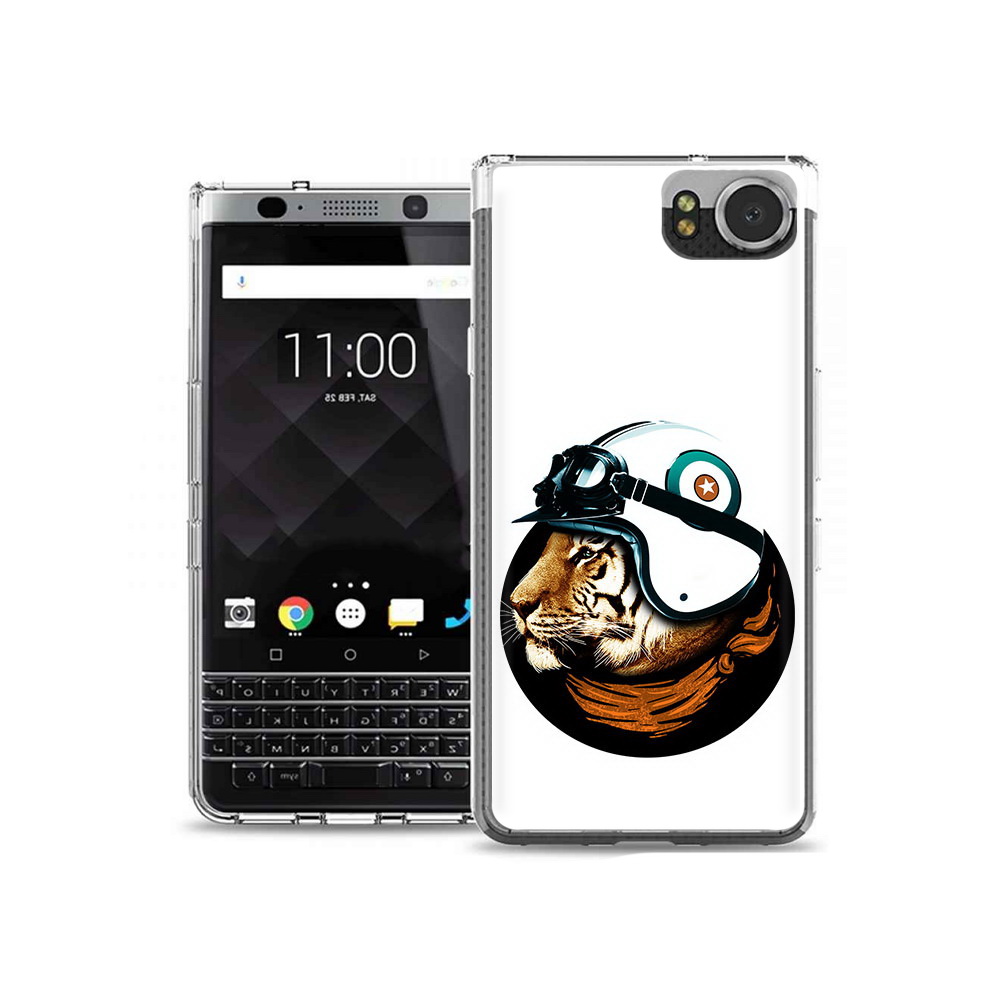 

Чехол MyPads Tocco для BlackBerry KeyOne Тигр в шлеме, Tocco