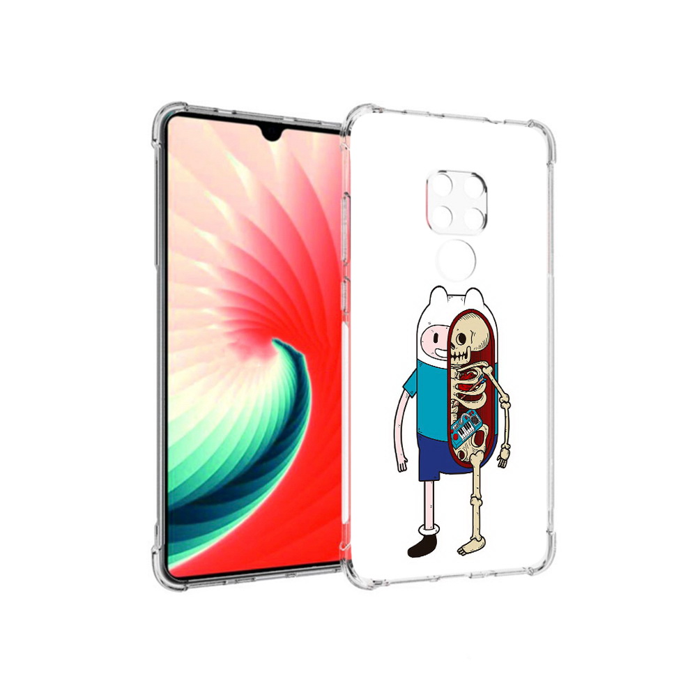 

Чехол MyPads Tocco для Huawei Mate 20 Финн скелет, Прозрачный, Tocco