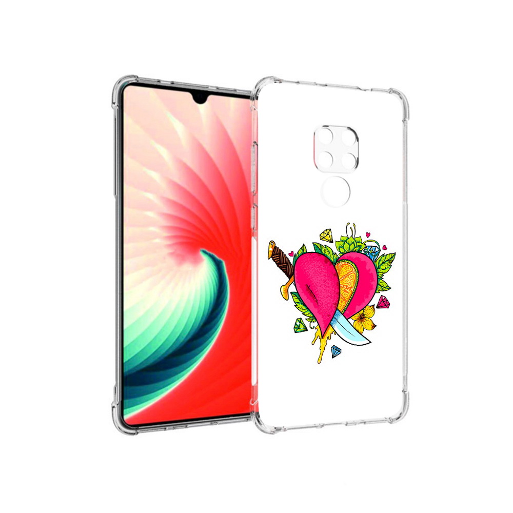 

Чехол MyPads Tocco для Huawei Mate 20 Фруктовое сердце, Прозрачный, Tocco