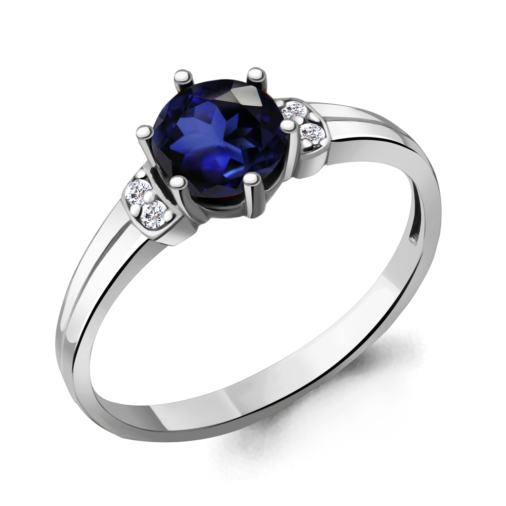 

Кольцо из серебра р. 17 AQUAMARINE 68785Б_925_р, 68785Б_925_р