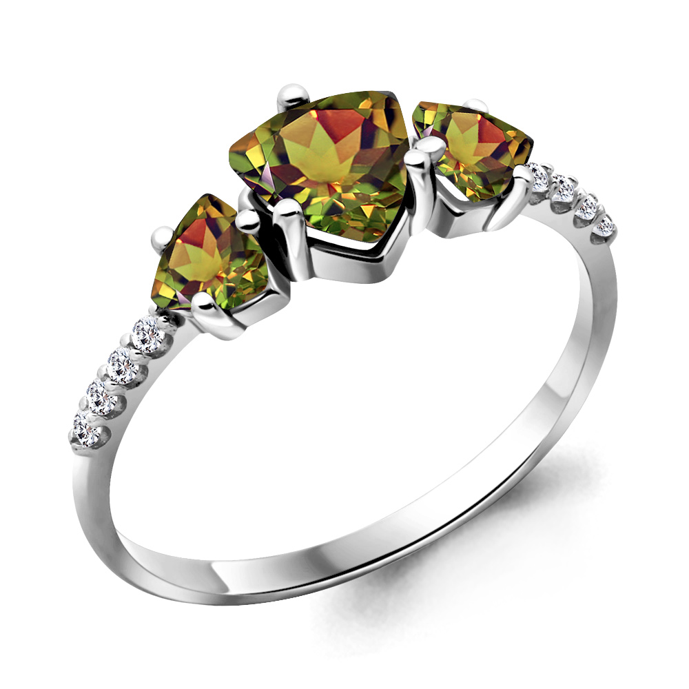 

Кольцо из серебра р. 16,5 AQUAMARINE 6519719А_925_р, 6519719А_925_р