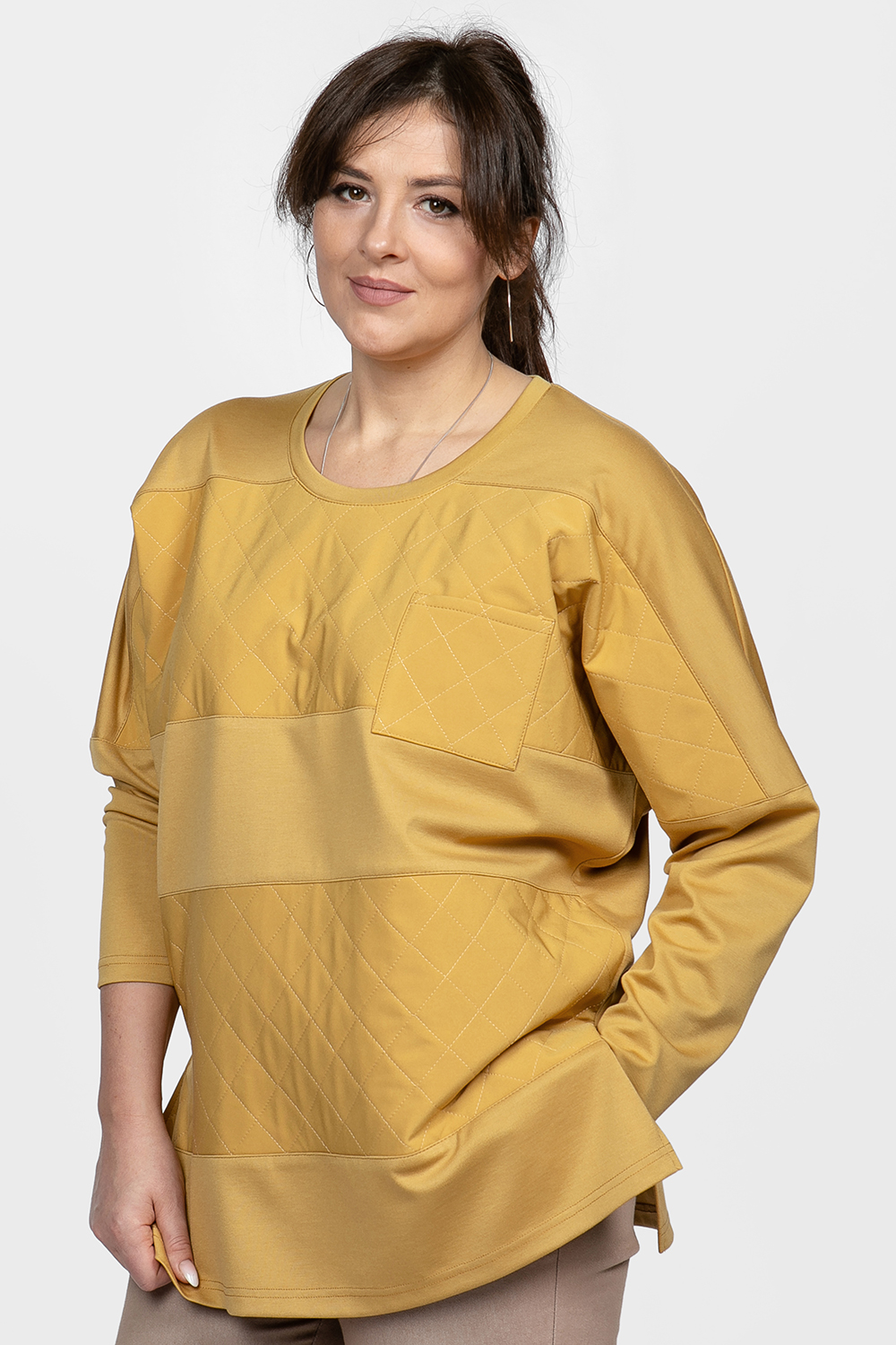 

Джемпер женский SVESTA C2677JauMou желтый 64 RU, C2677JauMou