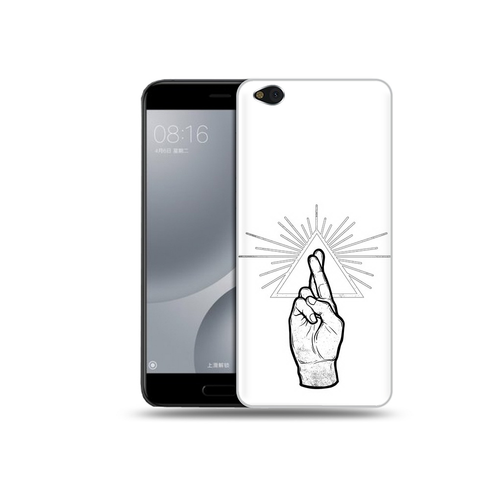 

Чехол MyPads Tocco для Xiaomi Mi 5C черно белая рука (PT61938.328.681), Прозрачный, Tocco