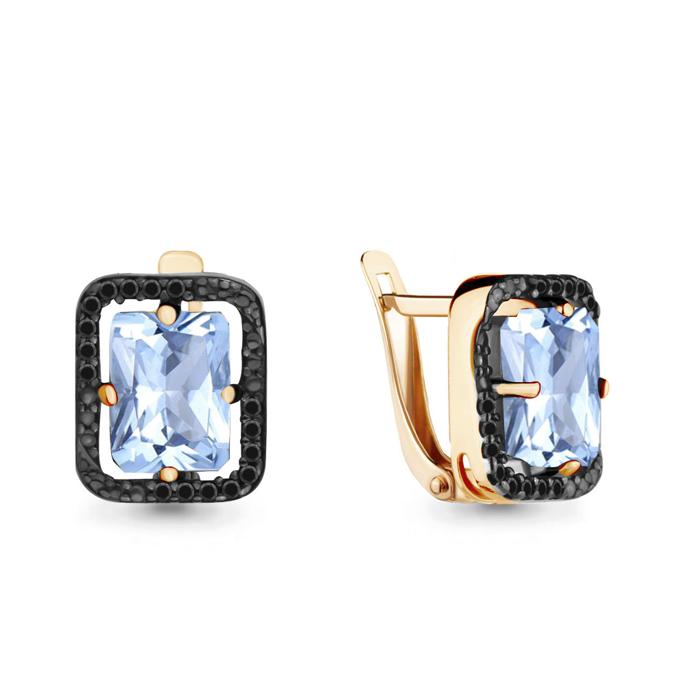 

Серьги из серебра 4475202Ч_925_з, 4475202Ч_925_з