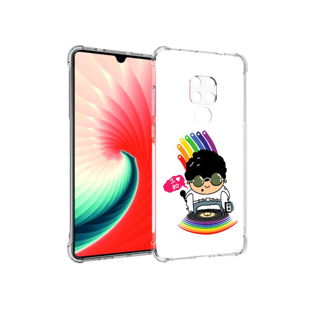 

Чехол MyPads Tocco для Huawei Mate 20 Я люблю 80-е, Прозрачный, Tocco