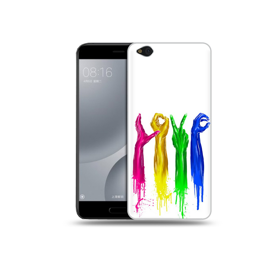 

Чехол MyPads Tocco для Xiaomi Mi 5C яркие руки love (PT61938.328.707), Прозрачный, Tocco