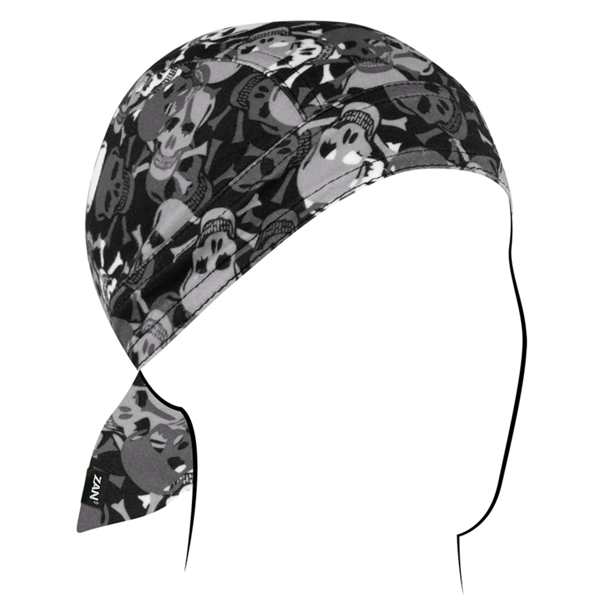 ZAN Бандана Sport Flex All Over Skull