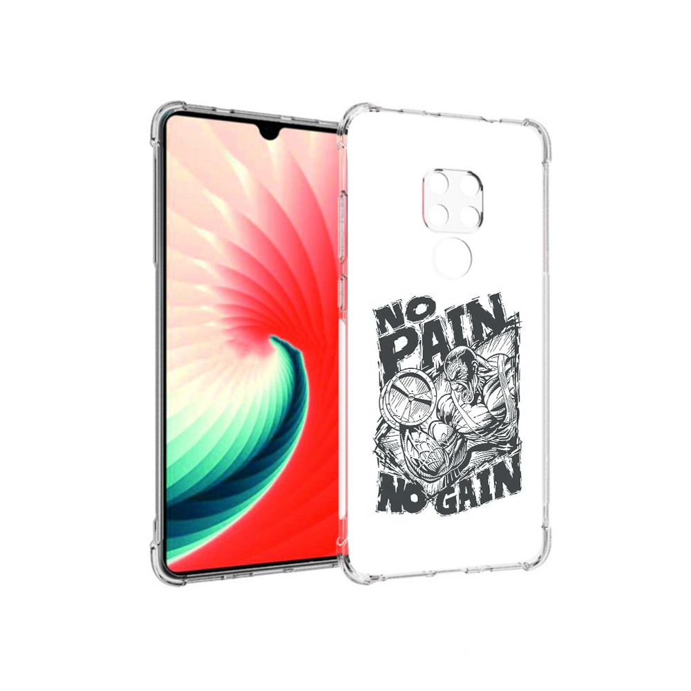 

Чехол MyPads Tocco для Huawei Mate 20 бодибилдинг тяжелая работа, Прозрачный, Tocco
