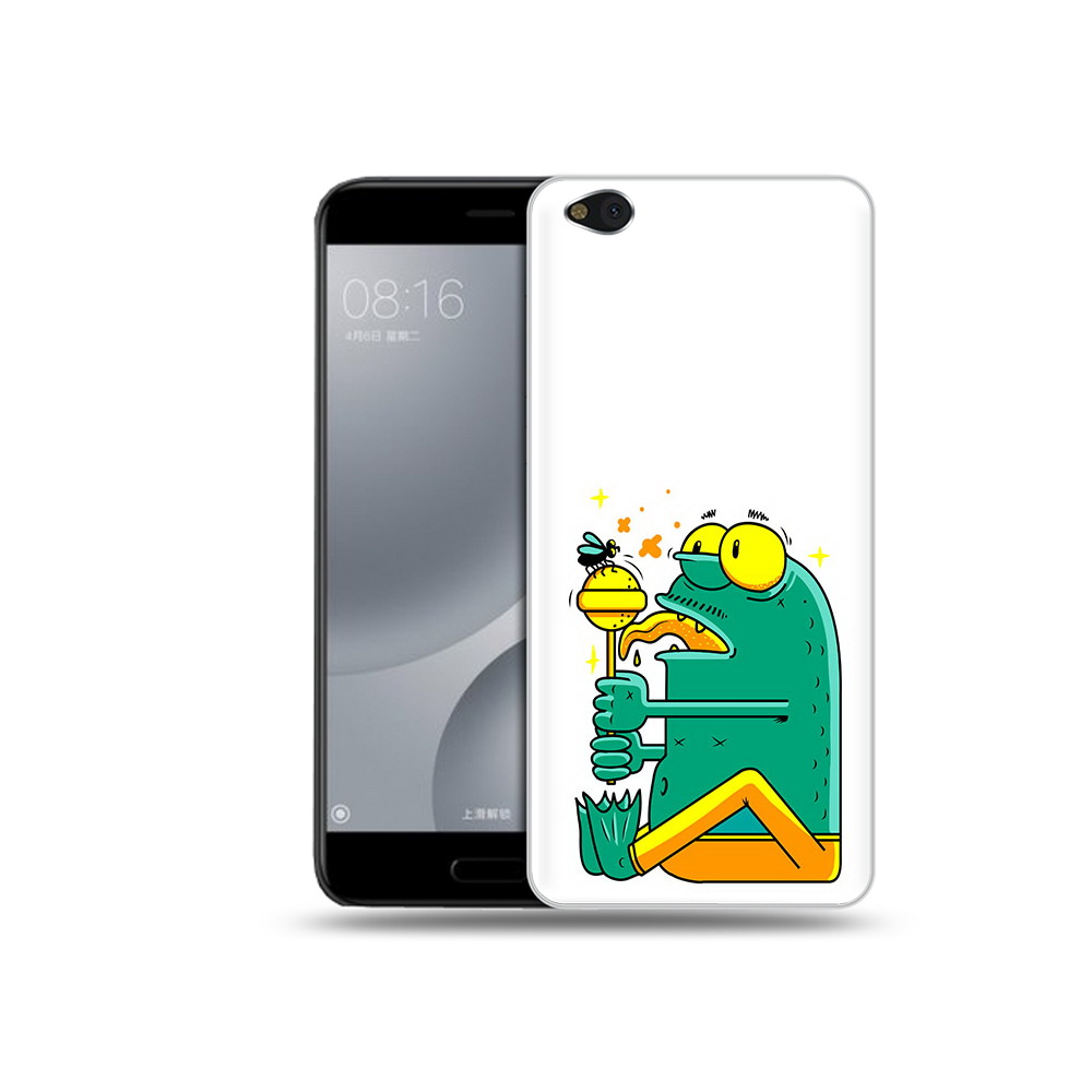 

Чехол MyPads Tocco для Xiaomi Mi 5C Зеленая лягушка с чупа чупсом (PT61938.328.85), Прозрачный, Tocco
