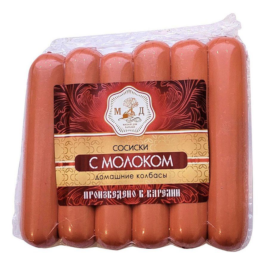 

Сосиски Мясной дом Карелия С молоком вареные 300 г