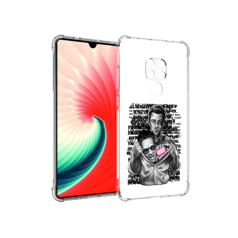 

Чехол MyPads Tocco для Huawei Mate 20 бойцовский клуб, Прозрачный, Tocco
