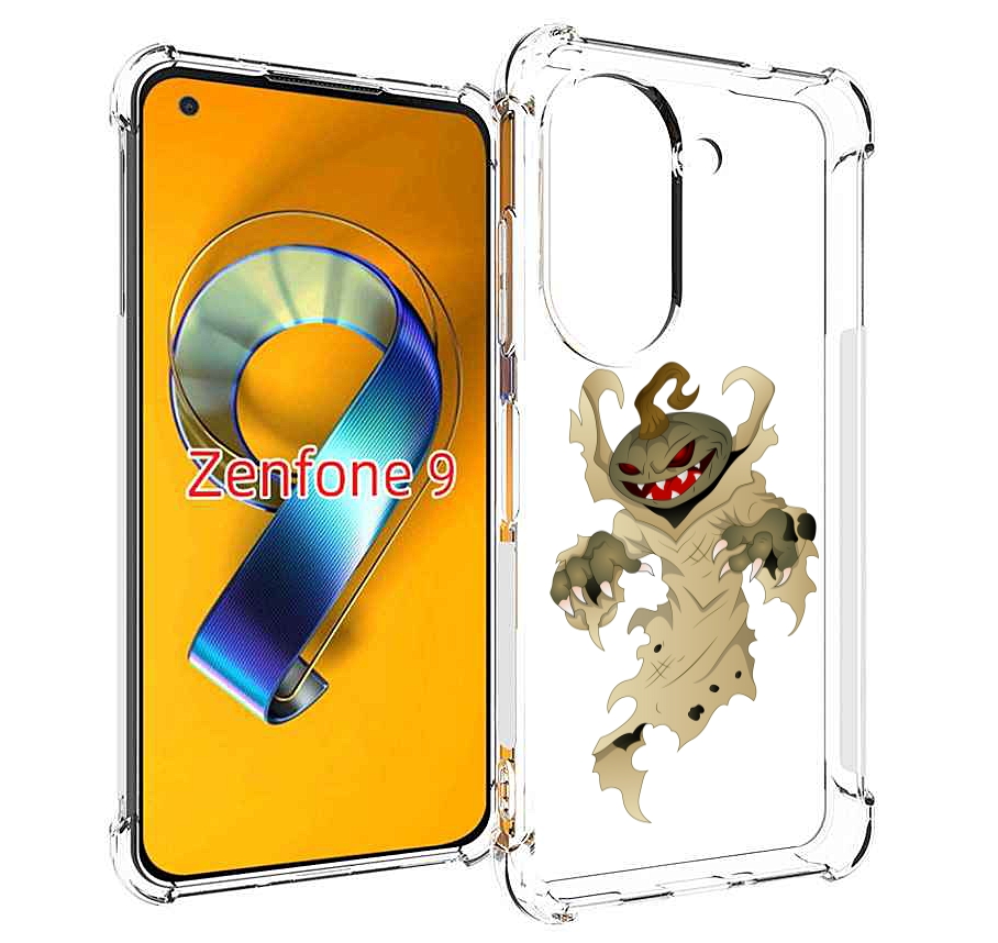 

Чехол MyPads призрак хэллоуина для Asus Zenfone 9 (AI2202), Прозрачный, Tocco