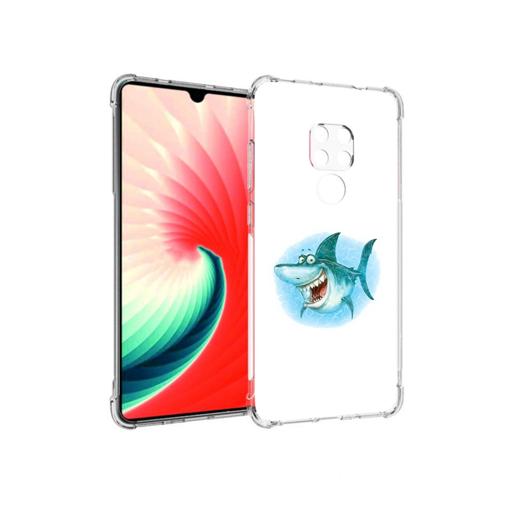 Чехол MyPads Tocco для Huawei Mate 20 веселая акула