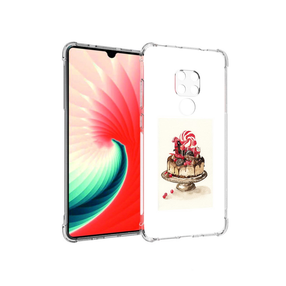 

Чехол MyPads Tocco для Huawei Mate 20 вкусный торт, Прозрачный, Tocco
