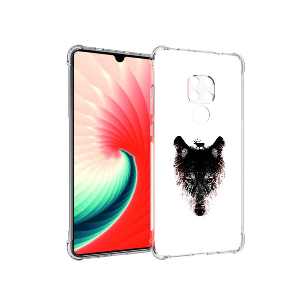 

Чехол MyPads Tocco для Huawei Mate 20 волк в траве, Прозрачный, Tocco