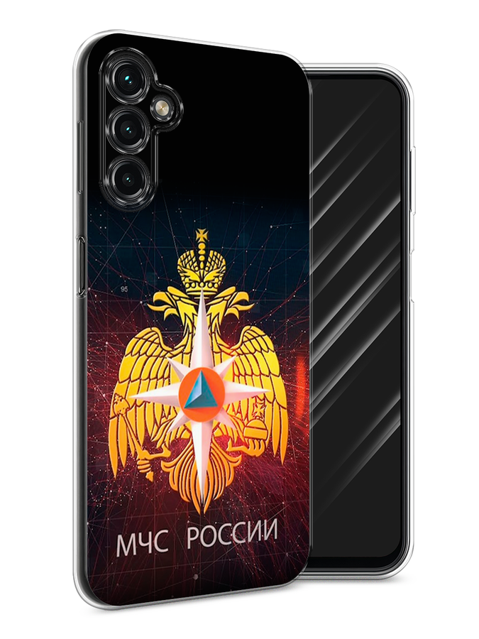 

Чехол Awog на Samsung Galaxy A24 "МЧС России", Черный;желтый;красный, 2108050-5