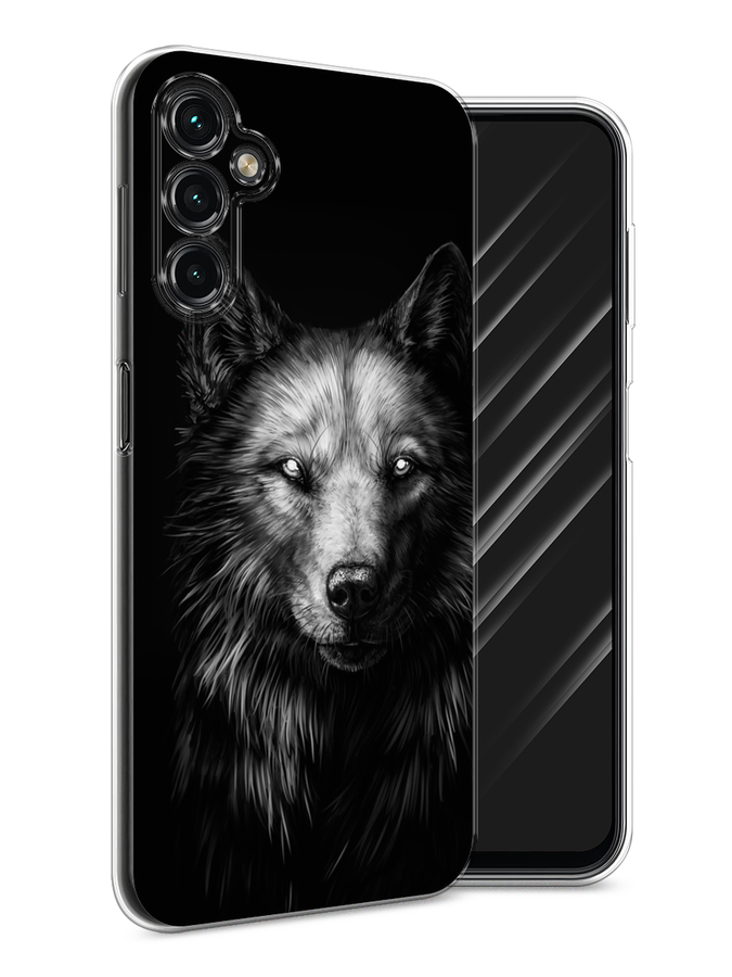 

Чехол Awog на Samsung Galaxy A24 "Волк черно белый", Серый;бежевый;белый, 2108050-1