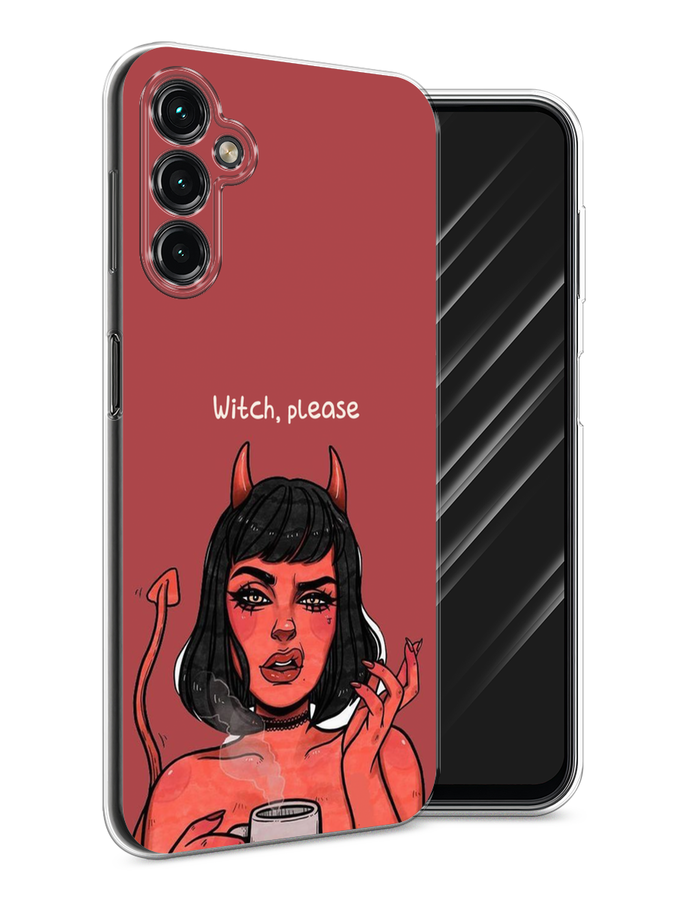 

Чехол Awog на Samsung Galaxy A24 "Evil Girl", Бордовый;черный, 2108050-6