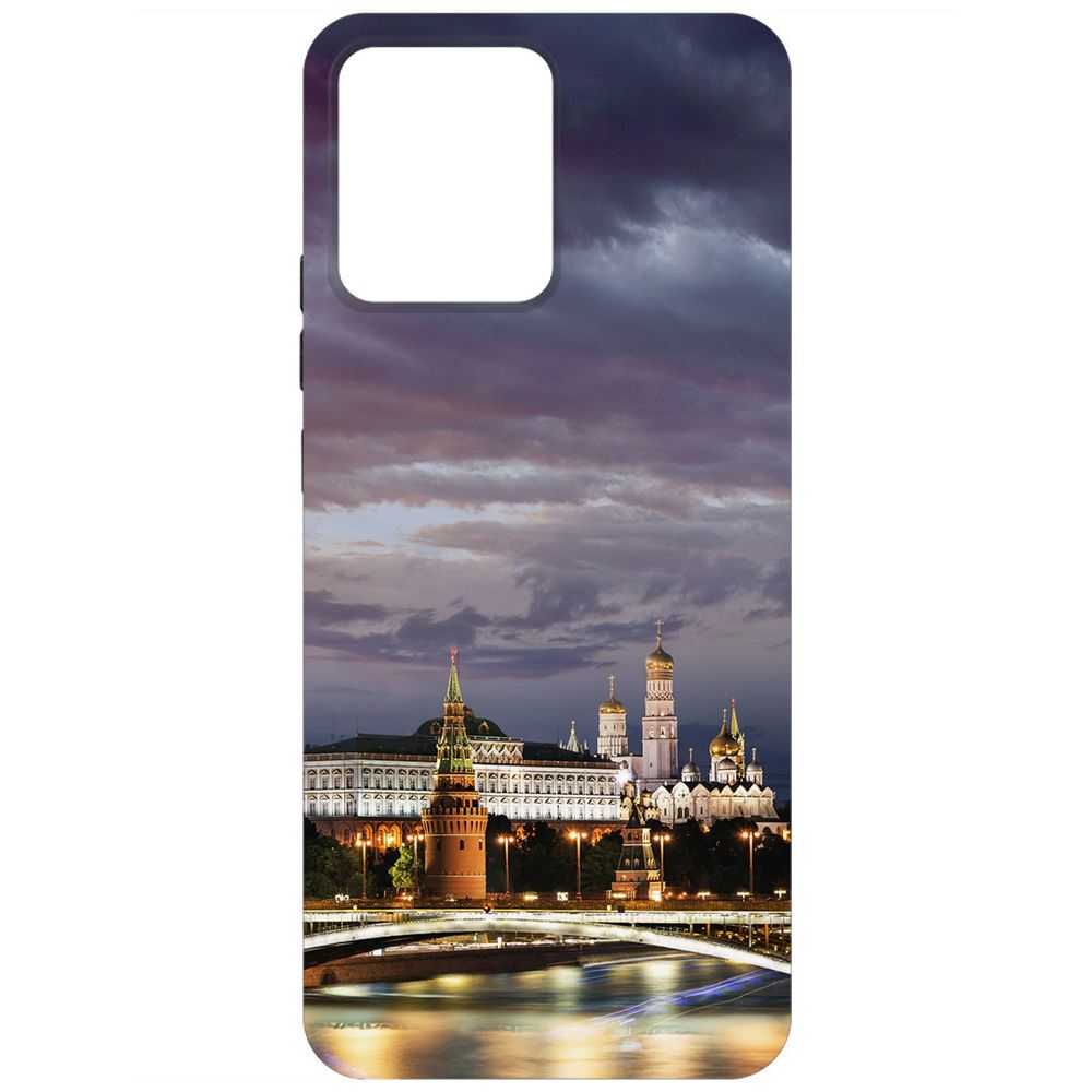 

Чехол-накладка Krutoff Soft Case Россия, Московский Кремль для Realme Narzo 50i Prime, Черный