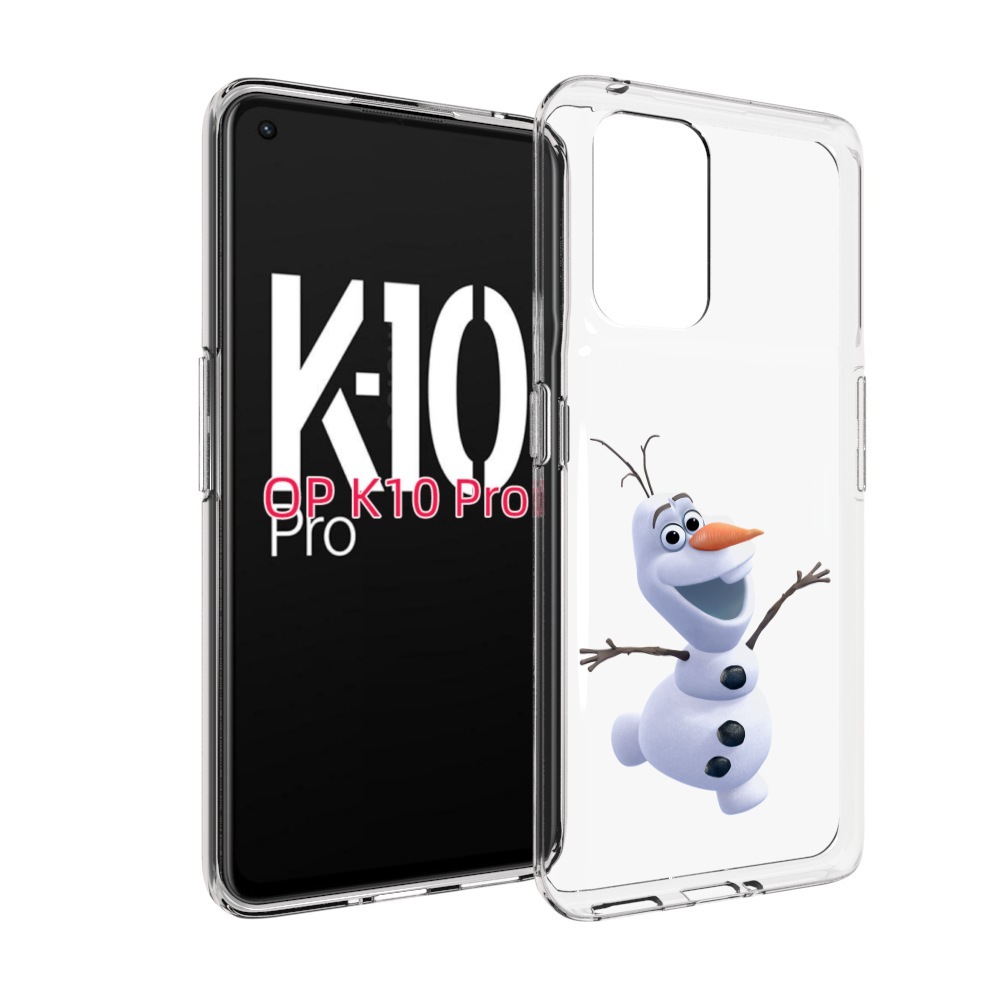 

Чехол MyPads Олаф-холодное-сердце для OPPO K10 Pro, Прозрачный, Tocco