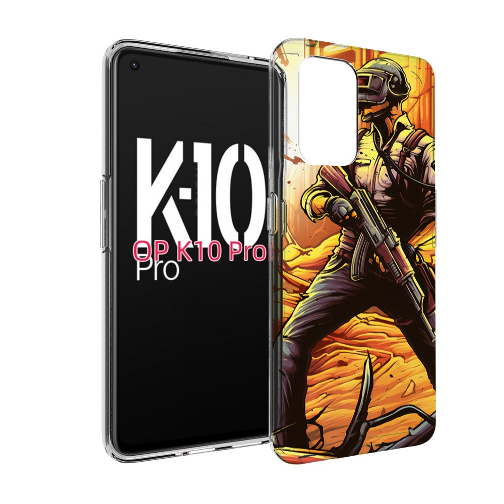 

Чехол MyPads Пабг для OPPO K10 Pro, Прозрачный, Tocco