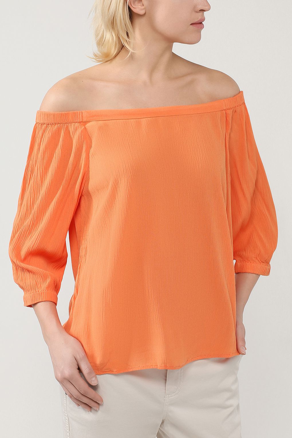 

Блуза женская Esprit 030EE1F318 оранжевая 36, 030EE1F318