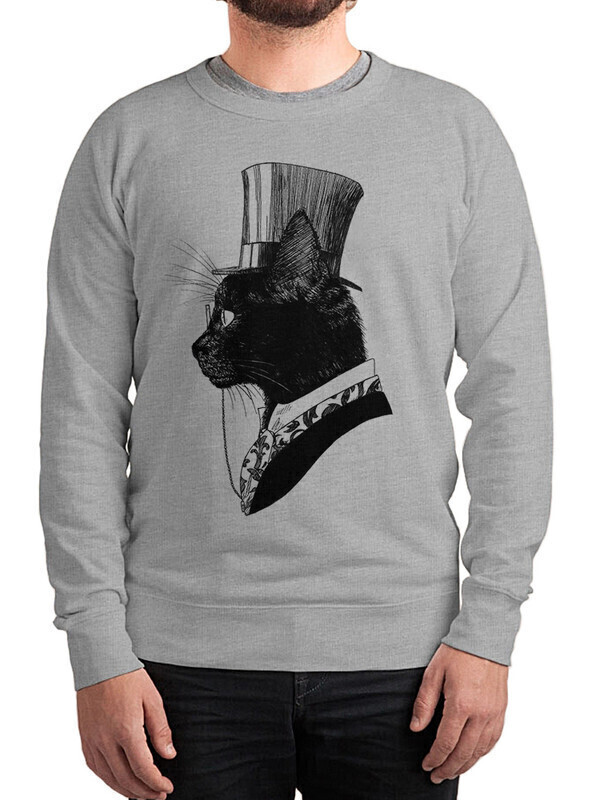 

Свитшот мужской Dream Shirts Мистер Кот серый 50 RU, Мистер Кот