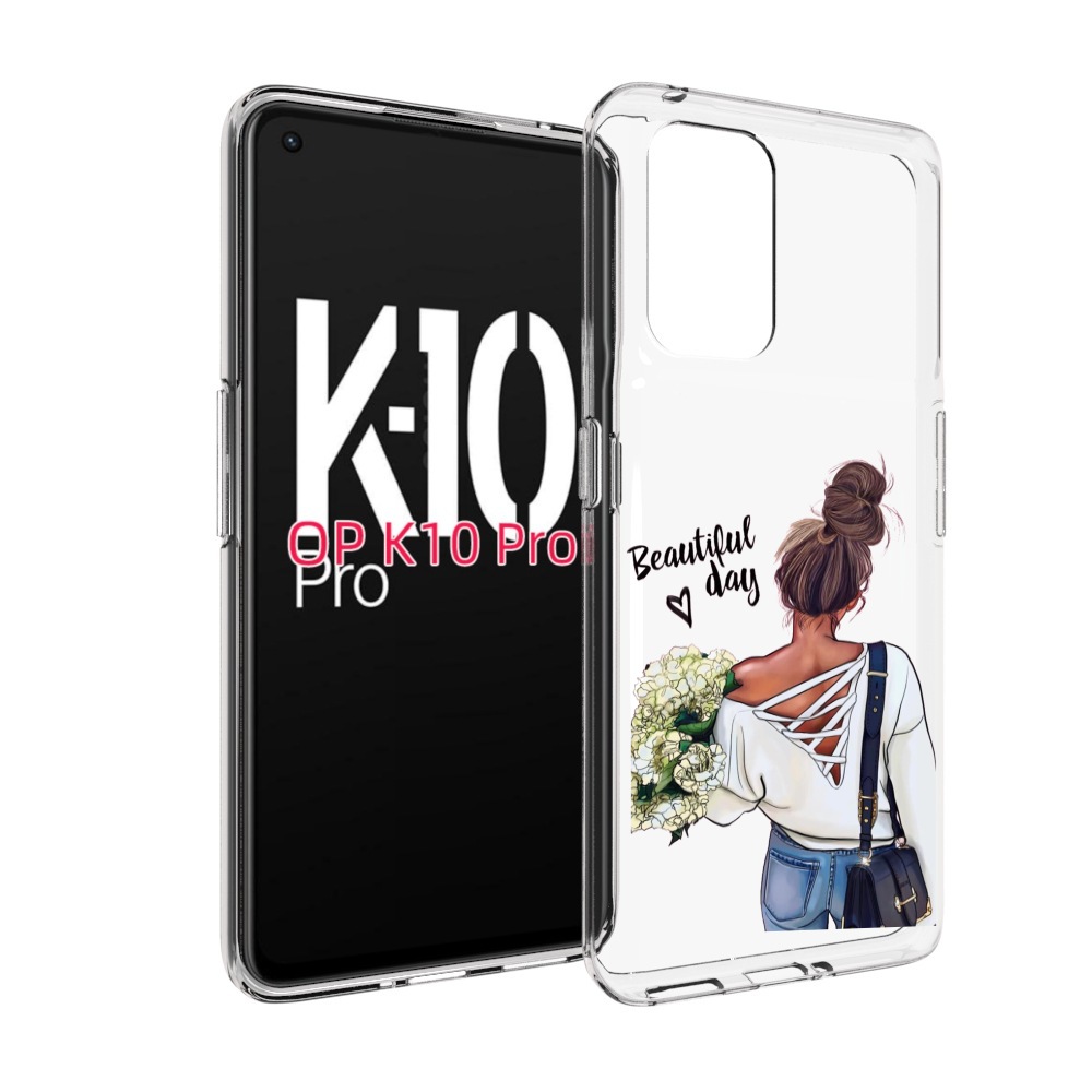 

Чехол MyPads Прекрасный-день для OPPO K10 Pro, Прозрачный, Tocco
