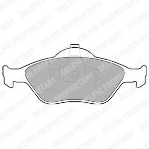 Lp1469_колодки дисковые п. ford fiesta 1.3-1.6/1.4tdci/1.8di 00>