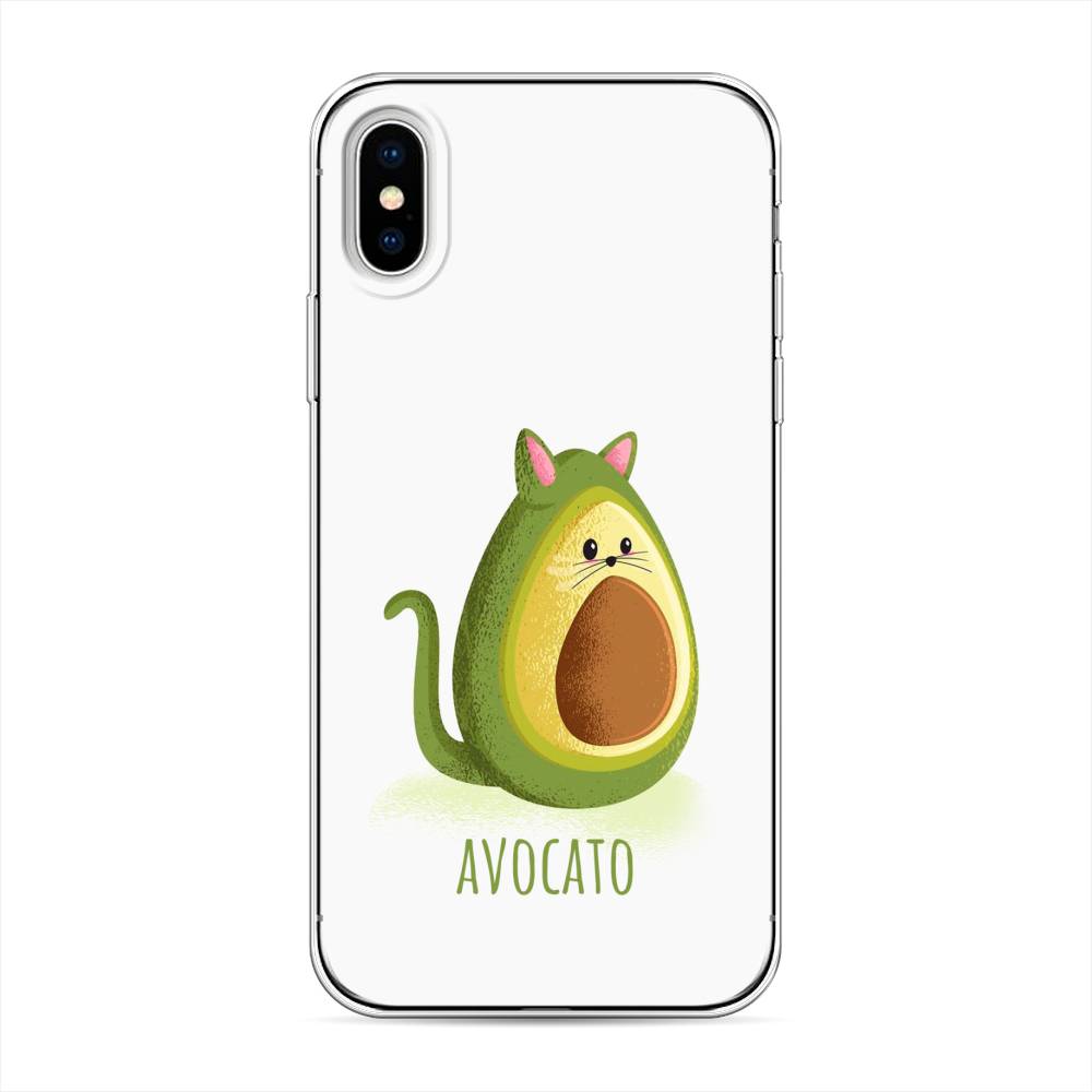 

Чехол Awog на Apple iPhone XS (10S) / Айфон XS (10S) "Avocato", Разноцветный, 11850-10