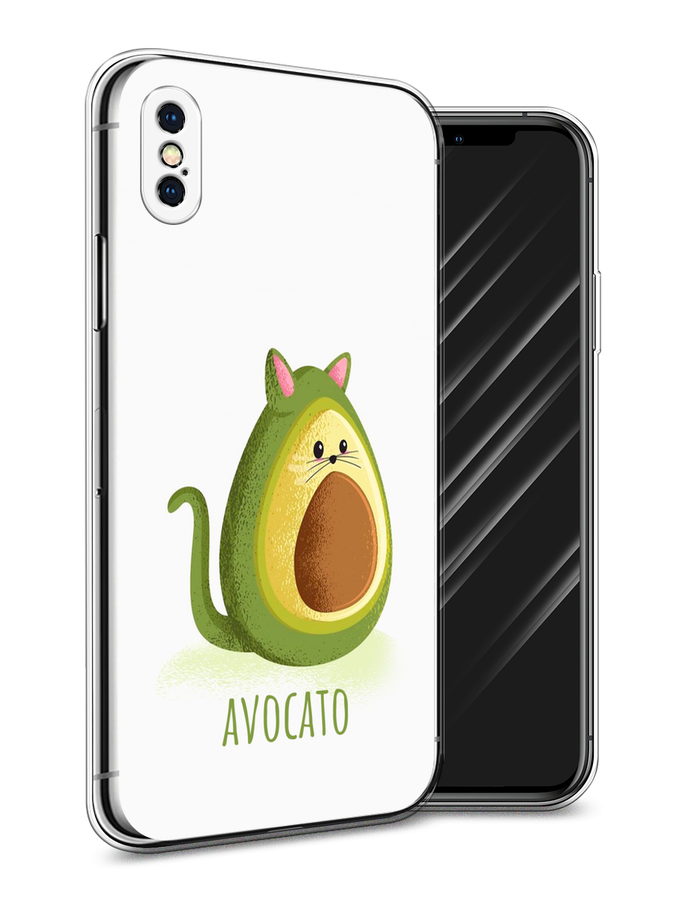 

Чехол Awog на Apple iPhone XS Max (10S Max) / Айфон XS Max (10S Max) "Avocato", Разноцветный, 11950-10