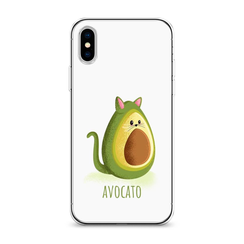 фото Силиконовый чехол "avocato" на apple iphone xs max (10s max) awog