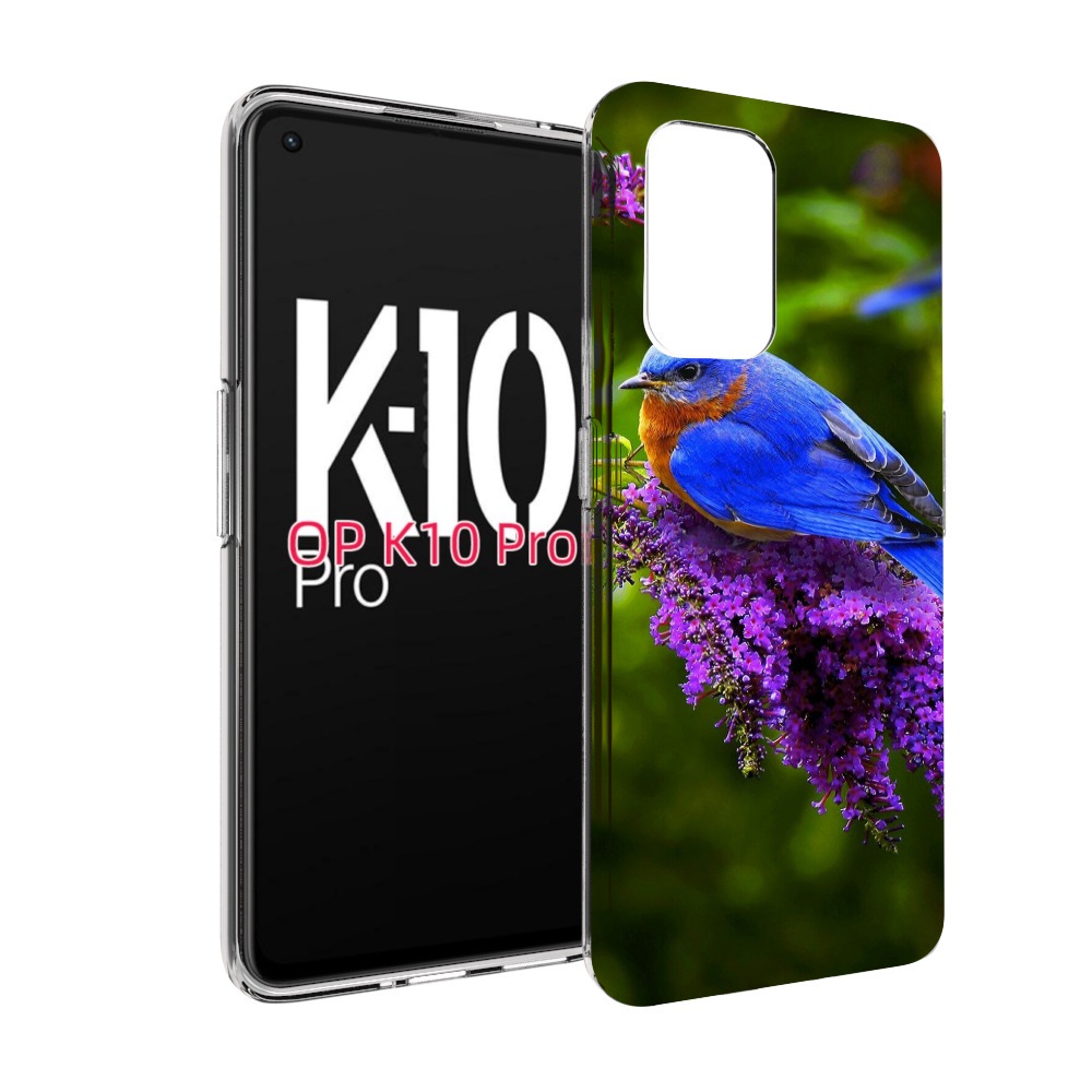 

Чехол MyPads Птица-сиреневая для OPPO K10 Pro, Прозрачный, Tocco