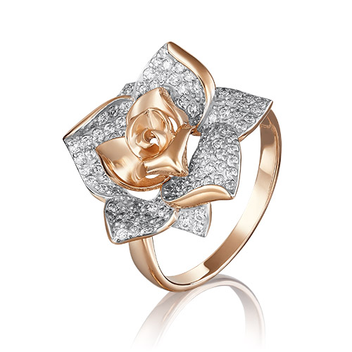 

Кольцо из золота р. 18 PLATINA jewelry 01-3965-00-401-1110-33, фианит, 01-3965-00-401-1110-33