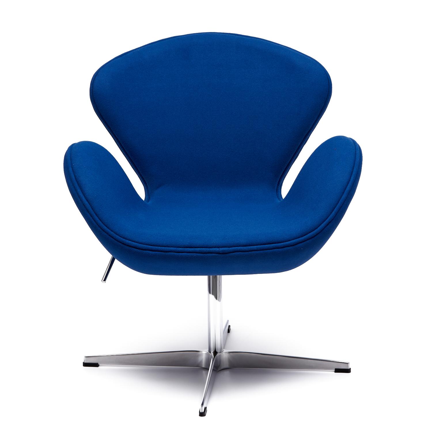 фото Кресло bradex home «swan chair» синий /fr 0261