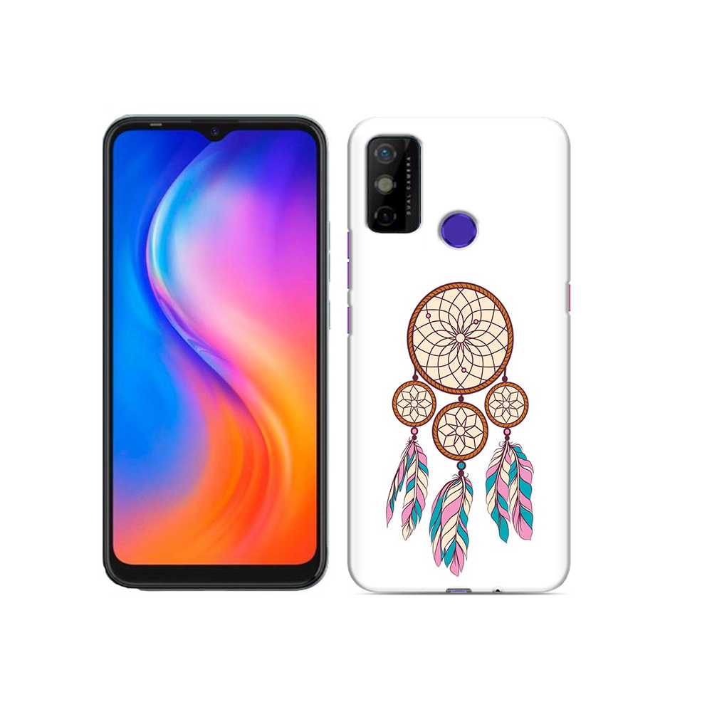 

Чехол MyPads Tocco для Tecno Spark 6 GO ловец снов бежевый, Прозрачный, Tocco