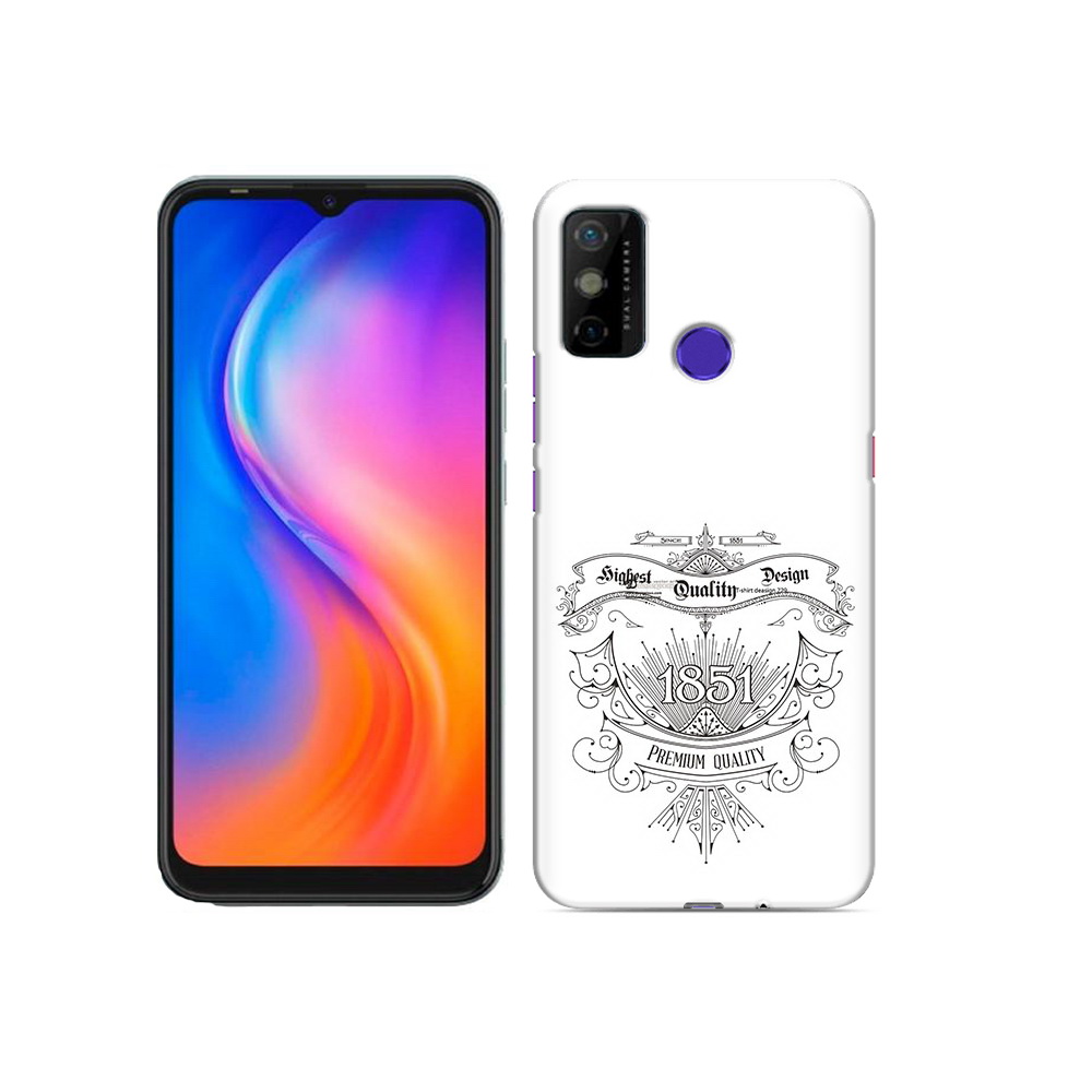 

Чехол MyPads Tocco для Tecno Spark 6 GO логотип 1851 год, Прозрачный, Tocco