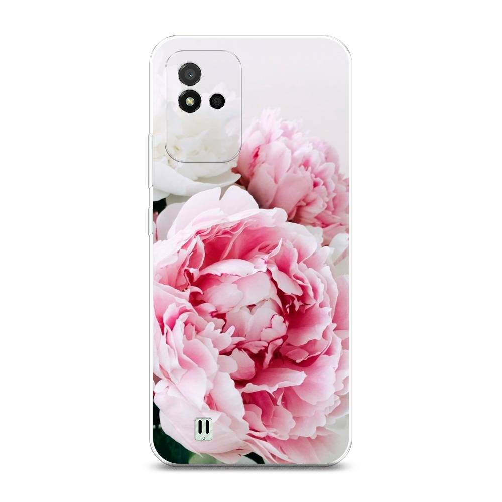

Чехол на Realme Narzo 50i Розовые и белые пионы, Розовый;белый, 2510050-2