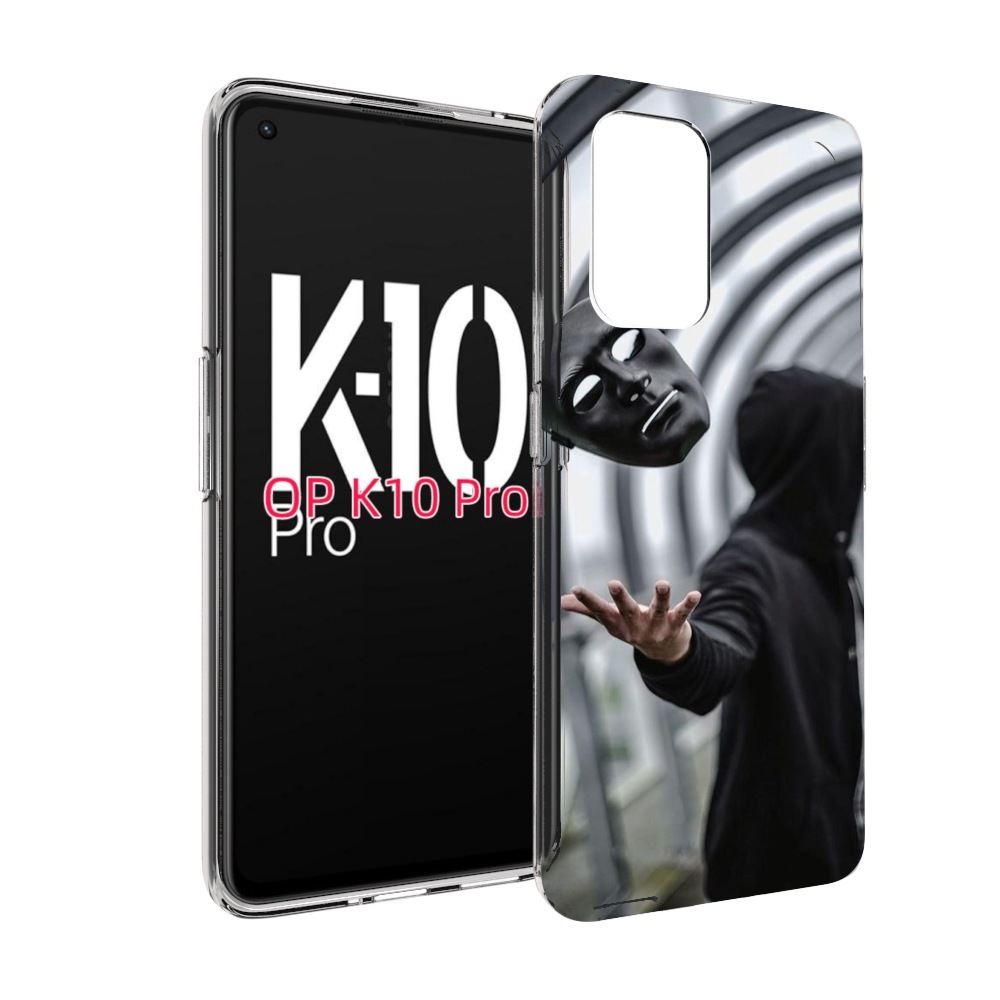 

Чехол MyPads Сними-маску для OPPO K10 Pro, Прозрачный, Tocco