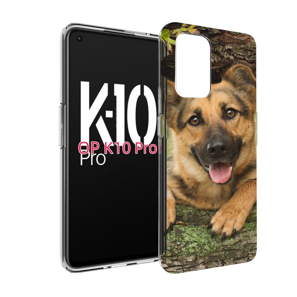 

Чехол MyPads Собака-на-дереве для OPPO K10 Pro, Прозрачный, Tocco