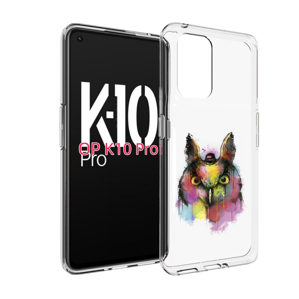 

Чехол MyPads Сова 2 для OPPO K10 Pro, Прозрачный, Tocco