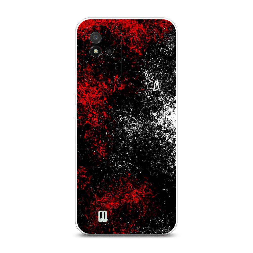 

Чехол на Realme Narzo 50i Монотипия, Красный;черный;белый, 2510050-3