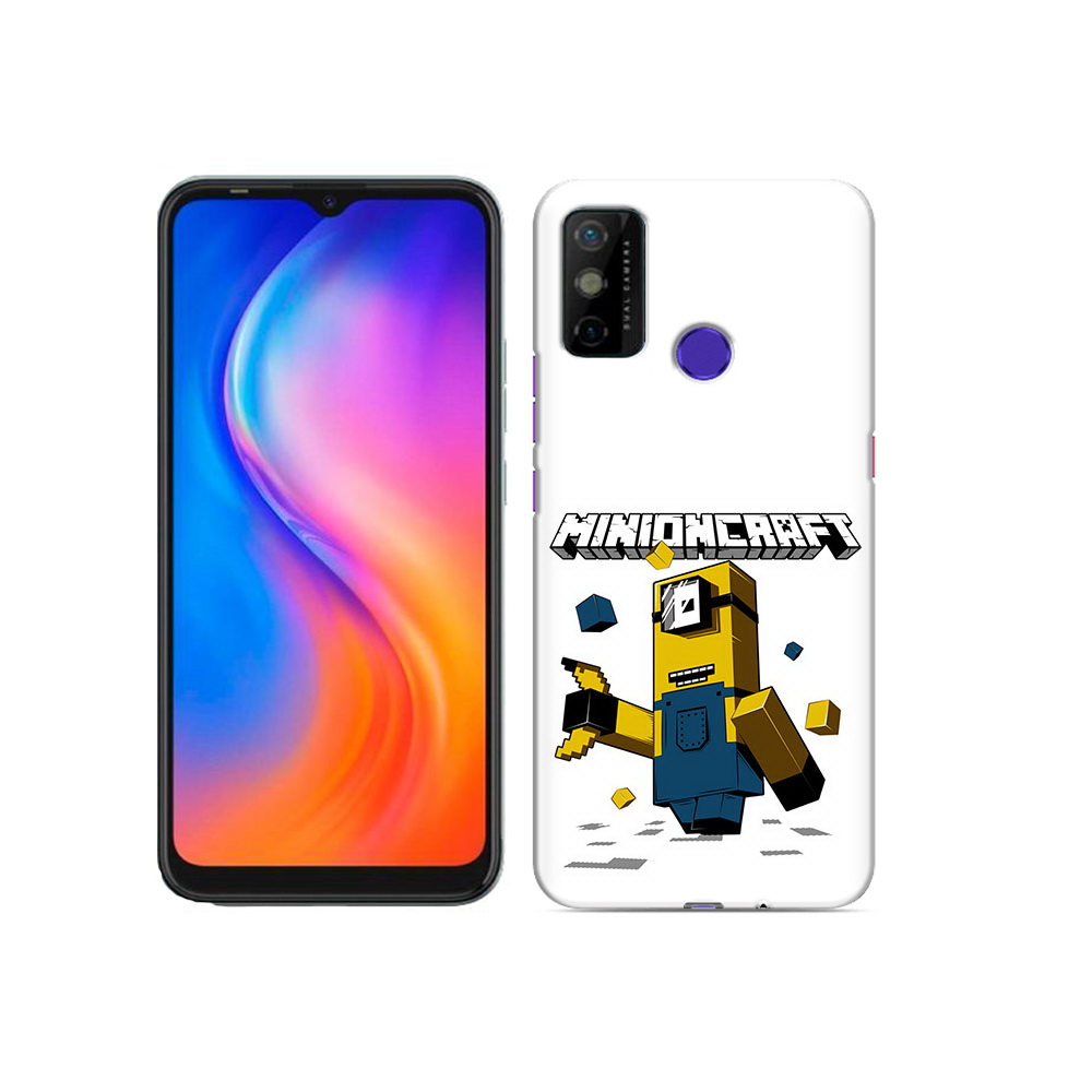 

Чехол MyPads Tocco для Tecno Spark 6 GO миньон, Прозрачный, Tocco